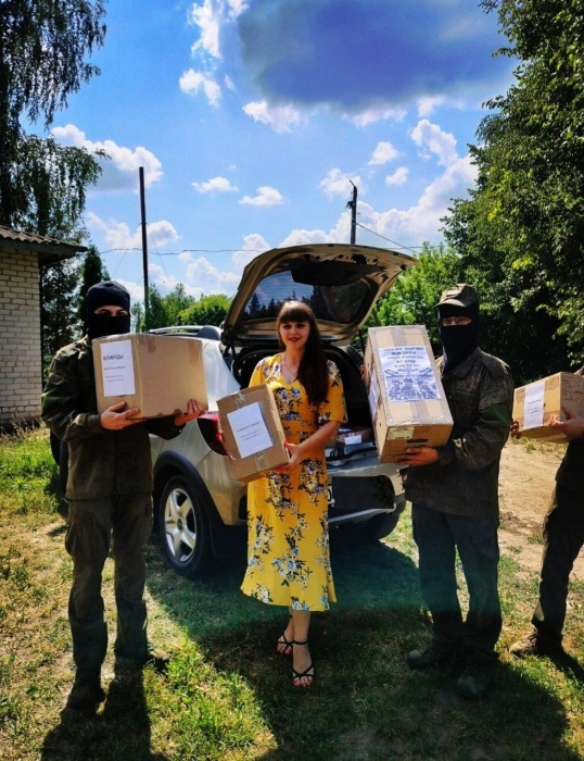 Волонтеры штаба «К победе вместе» Клинцовский епархии отвезли гуманитарную помощь на границу