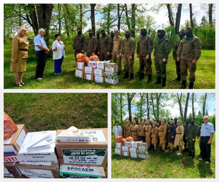 Руководители Клинцовского района поздравили военнослужащих с наступающим Днём Победы