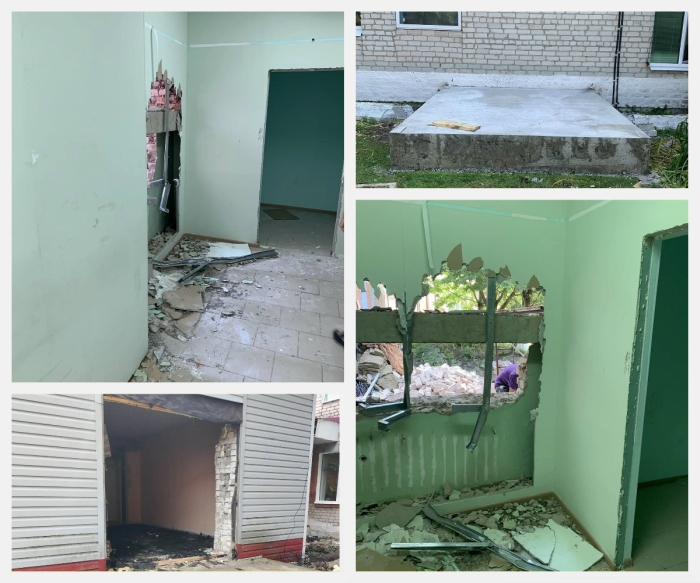 В Клинцах готовят помещения для установки МРТ: в ЦГБ ведется капремонт пристройки к лечебному корпусу №1
