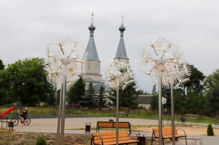 В селе Коржовка-Голубовка торжественно открыли новое общественное пространство