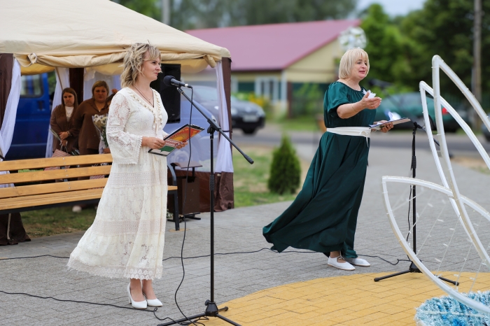 В селе Коржовка-Голубовка торжественно открыли новое общественное пространство