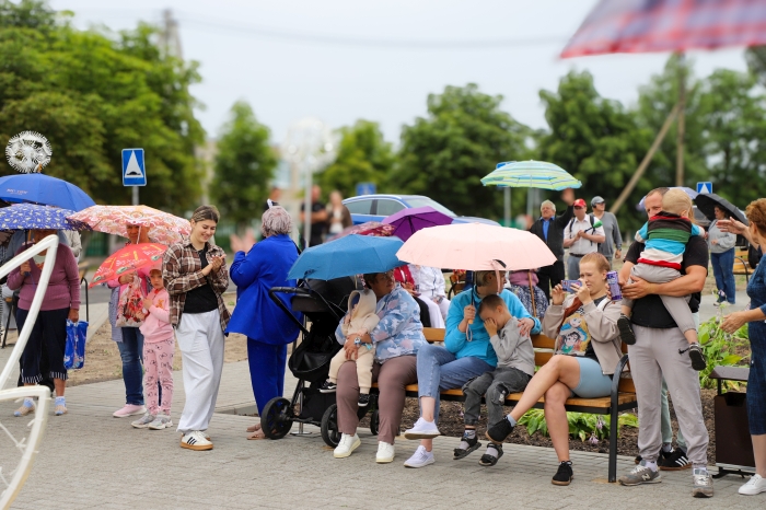 В селе Коржовка-Голубовка торжественно открыли новое общественное пространство