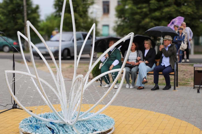 В селе Коржовка-Голубовка торжественно открыли новое общественное пространство