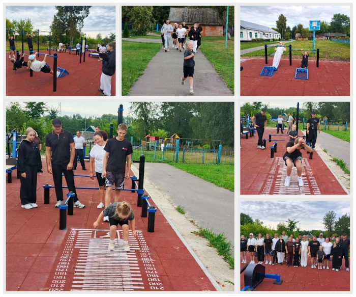 В Клинцовском районе открыли многофункциональную спортивную площадку ГТО