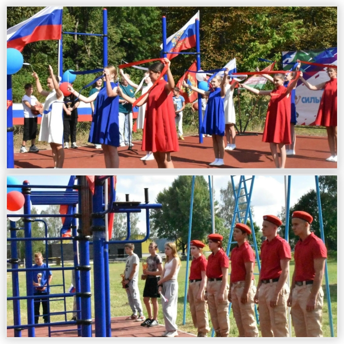 В Клинцовском районе открыли новую спортивную площадку