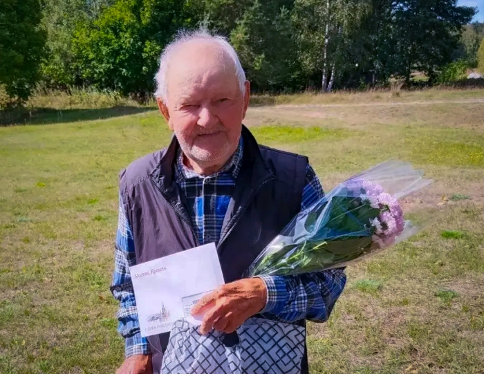 Ветеран труда Фёдор Кожушный отметил 98-летие