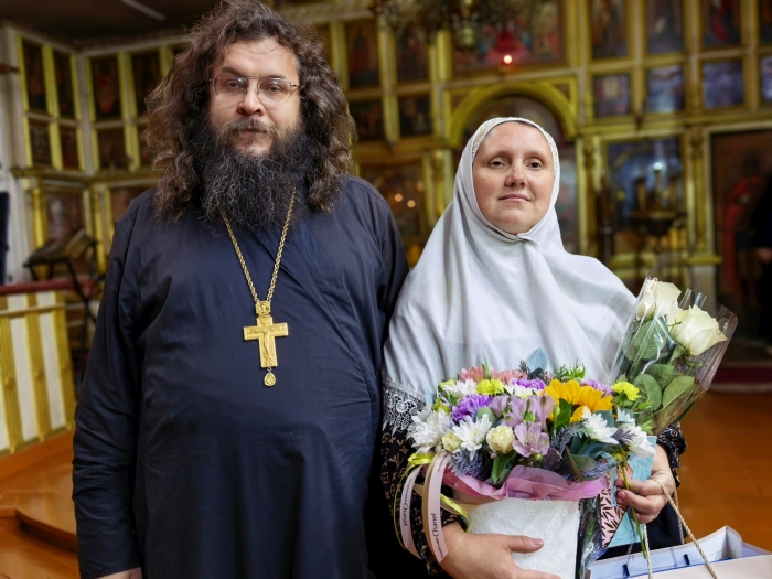 В Клинцах поздравили матушку Севастьяну с юбилеем и Днём ангела