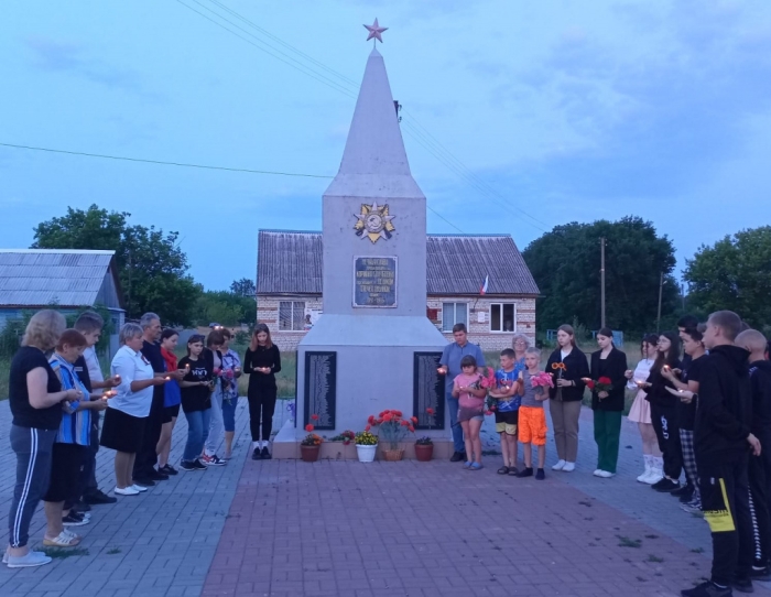 В Клинцовском районе состоялась акция «Свеча памяти»