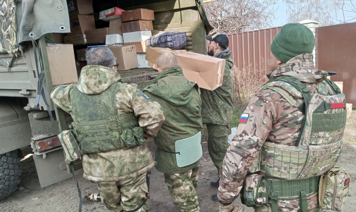 Доставлена очередная партия гуманитарной помощи для военных из Брянской области