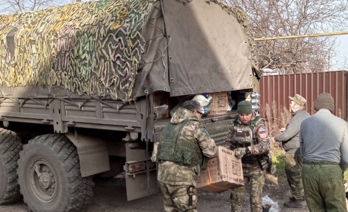 Доставлена очередная партия гуманитарной помощи для военных из Брянской области