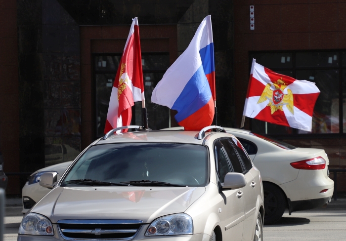 В Клинцах прошел автопробег, посвященный Дню войск национальной гвардии РФ