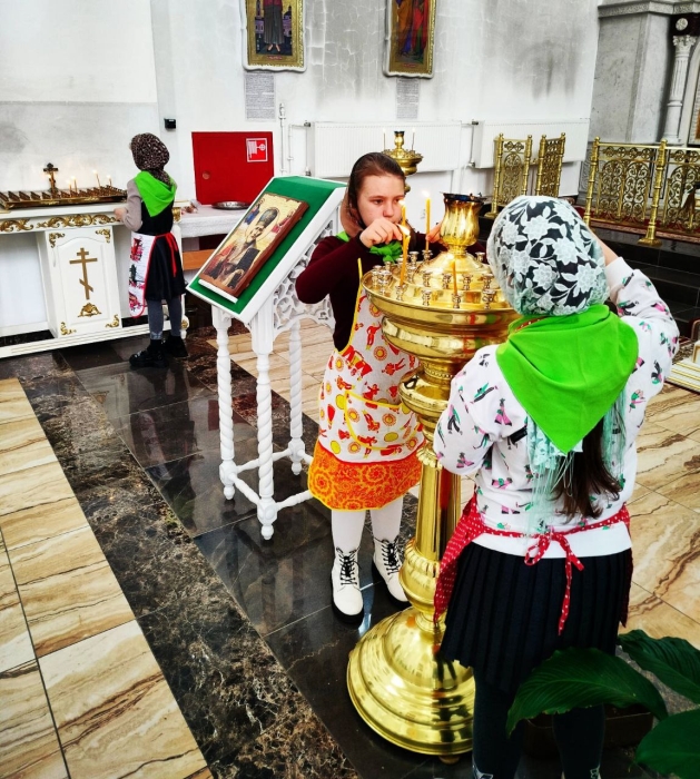 В кафедральном Богоявленском соборе г. Клинцы состоялось собрание православной молодëжи