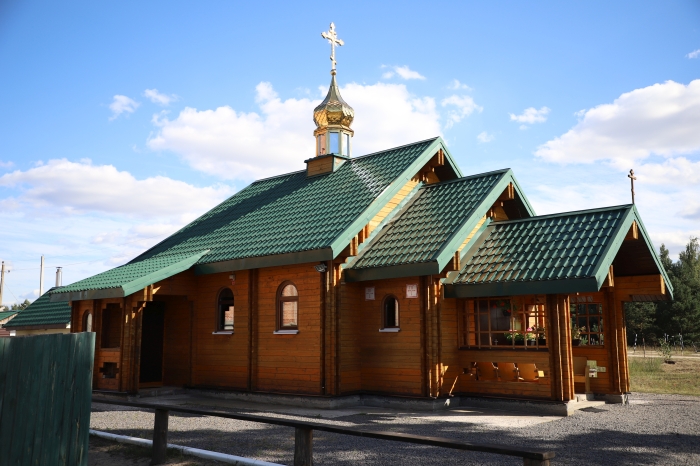 В Гомельской области продолжается строительство храма в честь преподобного Олега Брянского 
