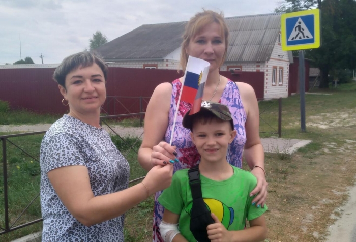 В Клинцовском районе прошла акция «Бело-сине-красные сердца»