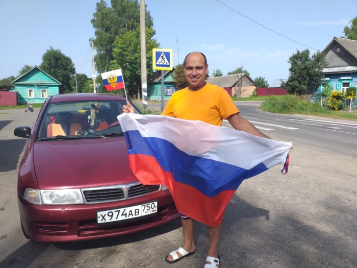 В Клинцовском районе прошла акция «Бело-сине-красные сердца»