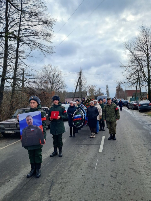 В Клинцовском районе прощаются с Андреем Горбачевским, погибшим при выполнении боевых задач в ходе СВО