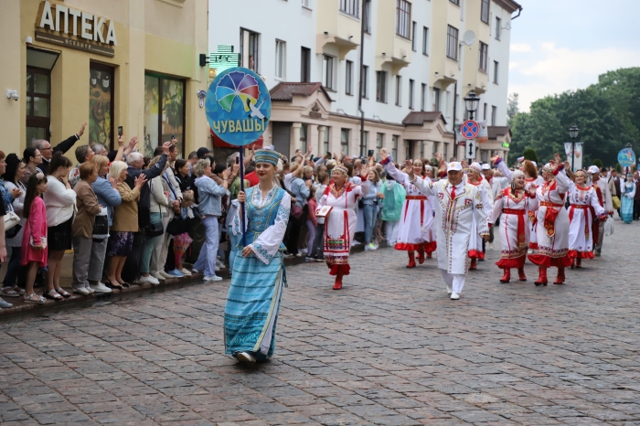 г. Гродно РБ проходит  XIV фестиваль национальных культур.
