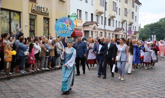 г. Гродно РБ проходит  XIV фестиваль национальных культур.