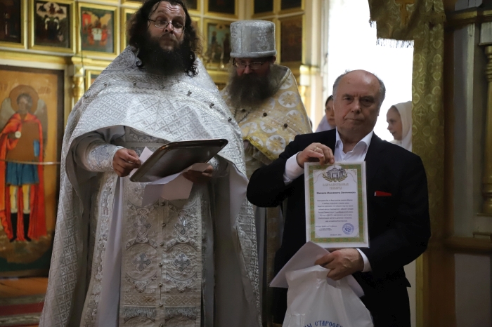 В музейном кабинете Преображенского собора Клинцов появилась экспозиция, посвященная Михаилу Овчинникову