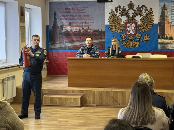 В ИК-6  г. Клинцы состоялась учебная тренировка по тушению пожара