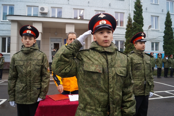 В Клинцах состоялась торжественная церемония принятия клятвы кадета