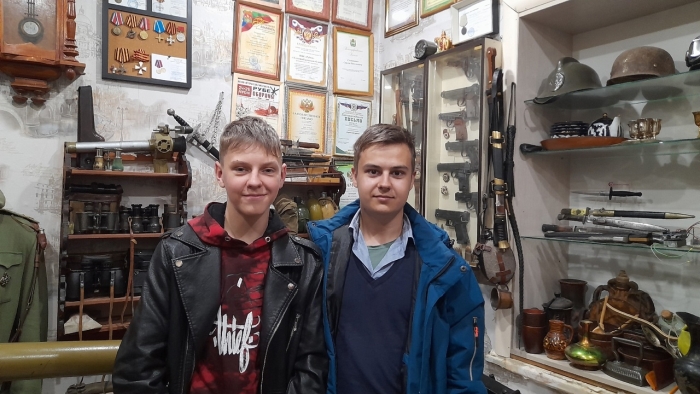 Учащиеся Ущерпской СОШ посетили в Клинцах частный музей