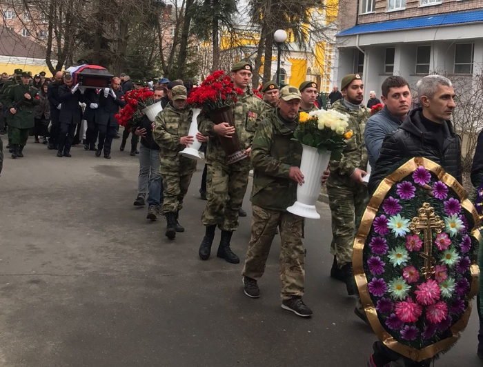 В Клинцах прощаются с Михаилом Губко, погибшим при выполнении воинского долга
