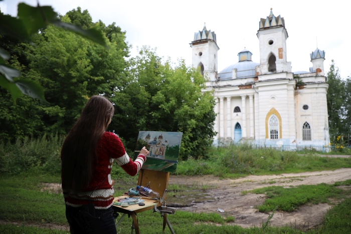 Преображенская церковь в Великой Топали Клинцовского района