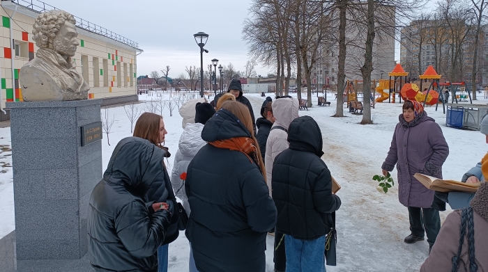 В Клинцах  почтили память великого поэта А.С. Пушкина