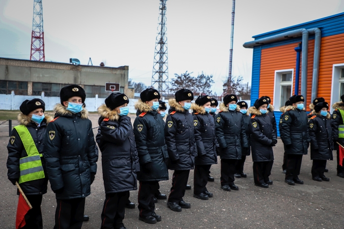 Кадеты Клинцовской кадетской школы «Юный спасатель» побывали на экскурсии в пожарно-спасательной части
