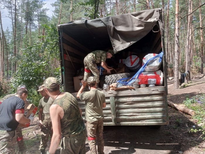 Гуманитарную помощь из Брянской области доставили на передовую