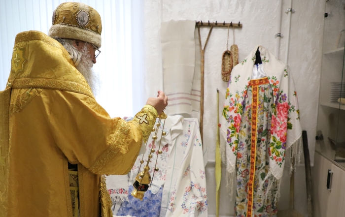 Епископ Казанско-Вятский Евфимий освятил в Клинцах музей русской культуры и старообрядчества им. М.М.Овчинникова
