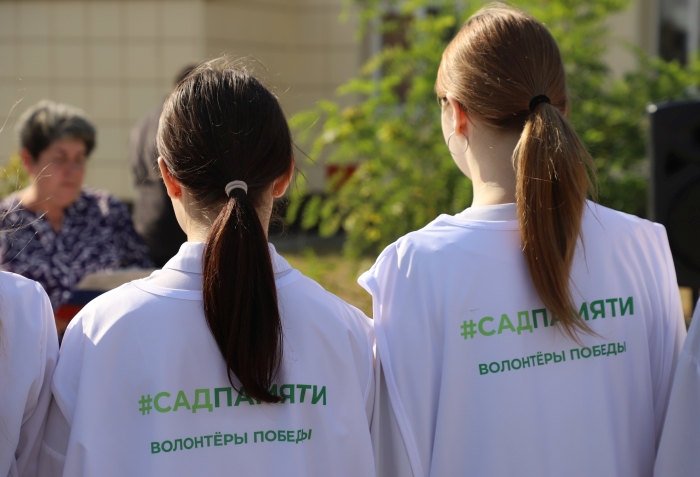 В Клинцах в честь 81-ой годовщины освобождения от фашистов высадили «Сад памяти»