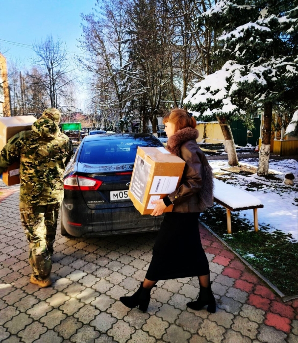 Гуманитарная помощь для военнослужащих в преддверии праздника Пасха