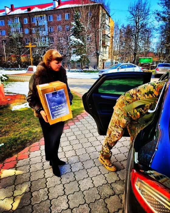 Гуманитарная помощь для военнослужащих в преддверии праздника Пасха