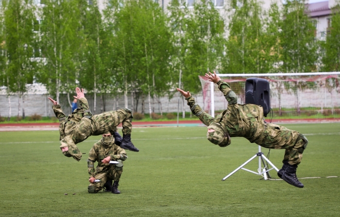 В Клинцах проходит областная спартакиады допризывной молодёжи, посвящённой подвигу воинов 6-ой роты Псковской воздушно-десантной дивизии