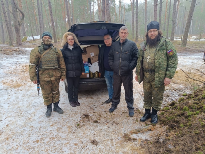 Клинцовские старообрядцы передали гуманитарную помощь военнослужащим