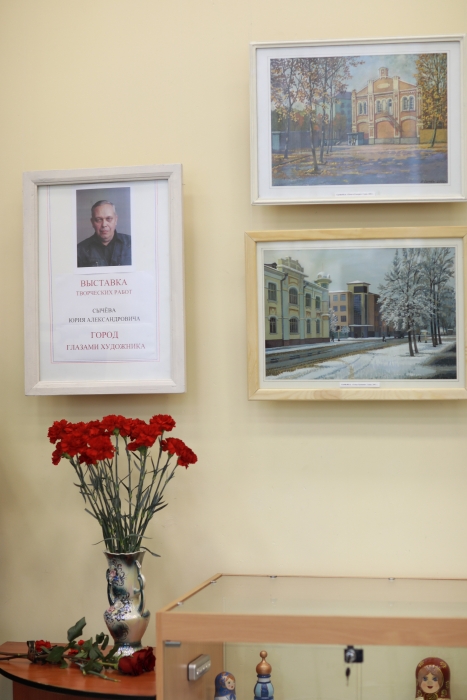 В Клинцах открылась выставка работ художника Ю.А. Сычева «Город глазами художника»
