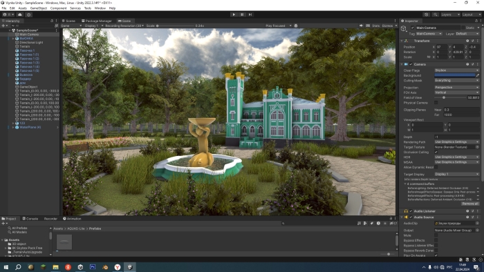 Обучающиеся Клинцовского ДТ «Кванториум»  разработали проект восстановления  архитектурного садово-паркового ансамбля усадьбы Вьюнки