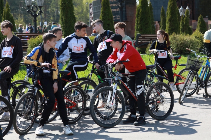 В Клинцах прошел велопробег, посвященный Дню Победы
