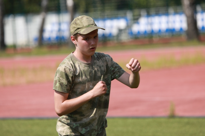 В Клинцах прошли квалификационные испытания на право ношения шеврона ВПК «Патриот»