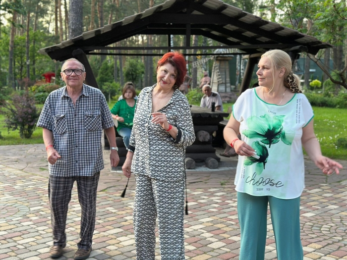 В санатории «Затишье» состоялась танцевальная программа «Живой звук»!